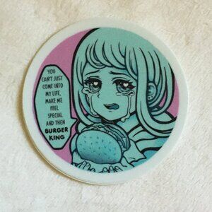 5/$25 Retro 90s 'Burger King' Sticker